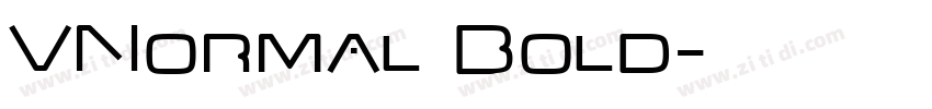 VNormal Bold字体转换